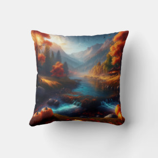 Almofada Reversible Autum Art / Happy Pumpkin Witch Pillow