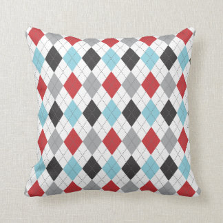 Almofada Reversible do teste padrão de Argyle dois do