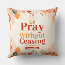 Reze Personalizada sem cessar Boho Christian