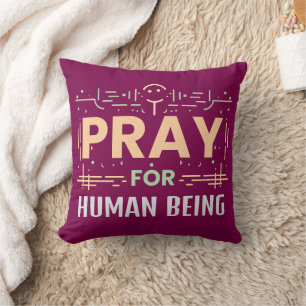 Almofada Reze Por Ser Humano