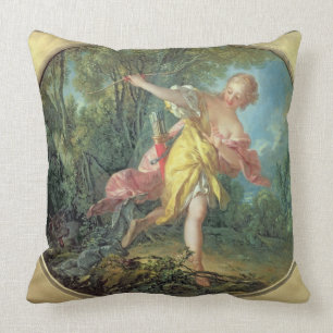 Almofada Rhea Sylvia que foge do lobo, 1756