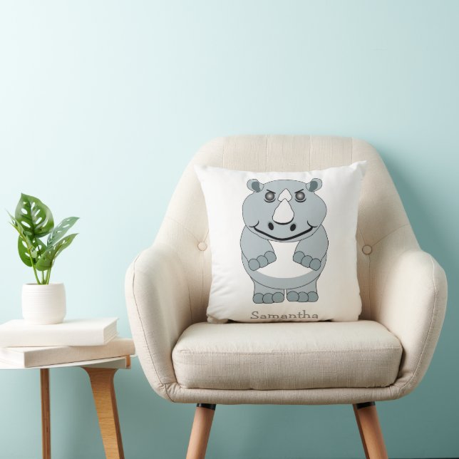 Almofada Rhinoceros Design Personalised (Cadeira)