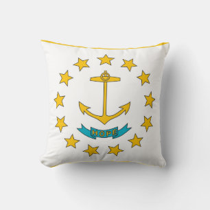 Almofada Rhode Island State Flag American MoJo Travesseiro