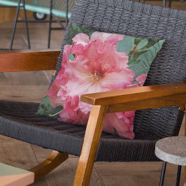 Almofada Rhododendron Bloom Rosa Floral