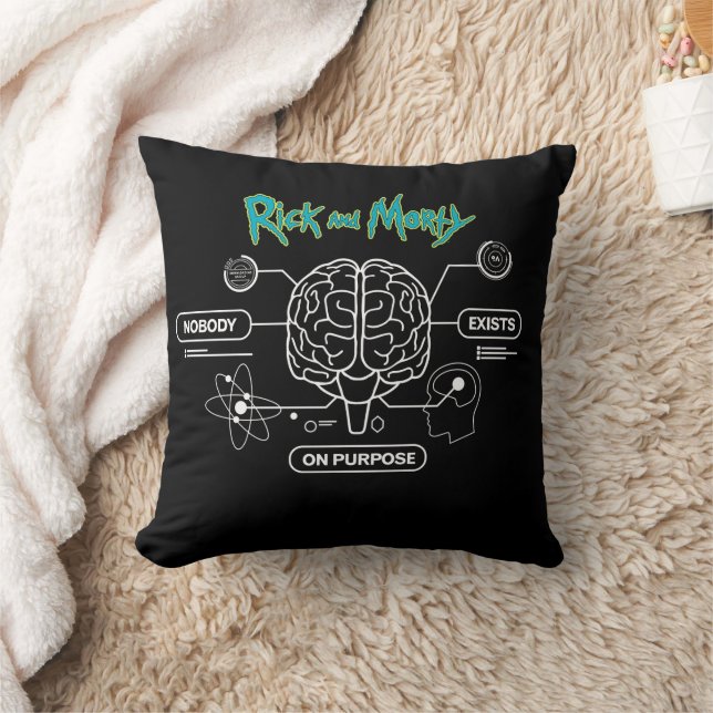 Almofada RICK AND MORTY™ | Baixar Cérebro Reserva (Cobertor)