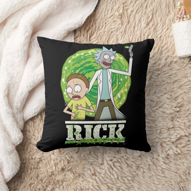 Almofada RICK E MORTY™ | Abertura Verde (Cobertor)