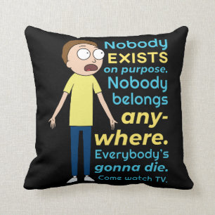 Almofada RICK E MORTY™ Não Existe Ninguém Para Fins