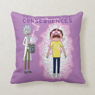 Almofada RICK E MORTY™   Vive Com As Consequências