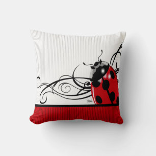 Almofada Rico Ladybug vermelho