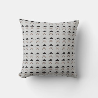 Almofada Riding helmet and crops Throw Pillow