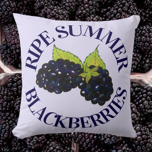 Almofada Ripe Summer Blackberry Blackberry Berry Berries