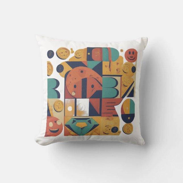 Almofada Riquezas e picadores de costelas (Frente)