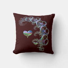Almofada Ritmo do Travesseiro decorativo do Coração