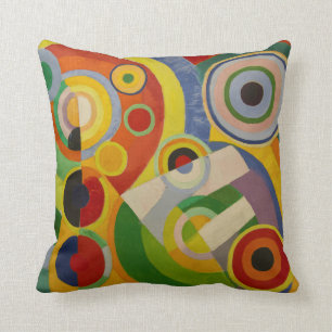 Almofada Ritmo Joie de vivre por Robert Delaunay 1930