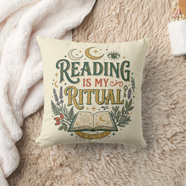 Almofada Ritual de Leitura Mística Livro da Lua Celestial (Cobertor)