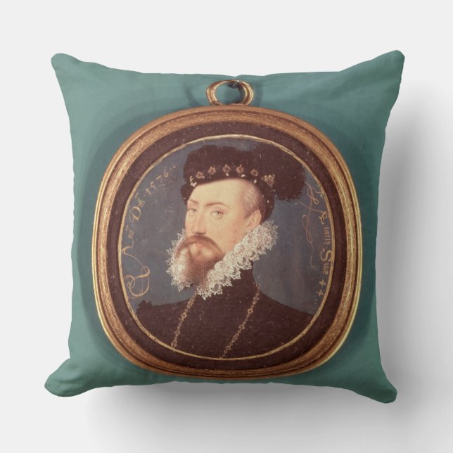 Almofada Robert Dudley, conde de Leicester (c.1532-88) 1576 (Frente)