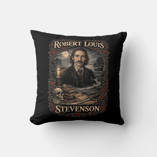 Almofada Robert Louis Stevenson (Frente)