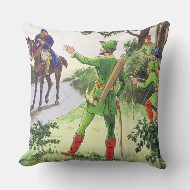 Almofada Robin Hood, do "Peeps into the Past", publicado (Frente)