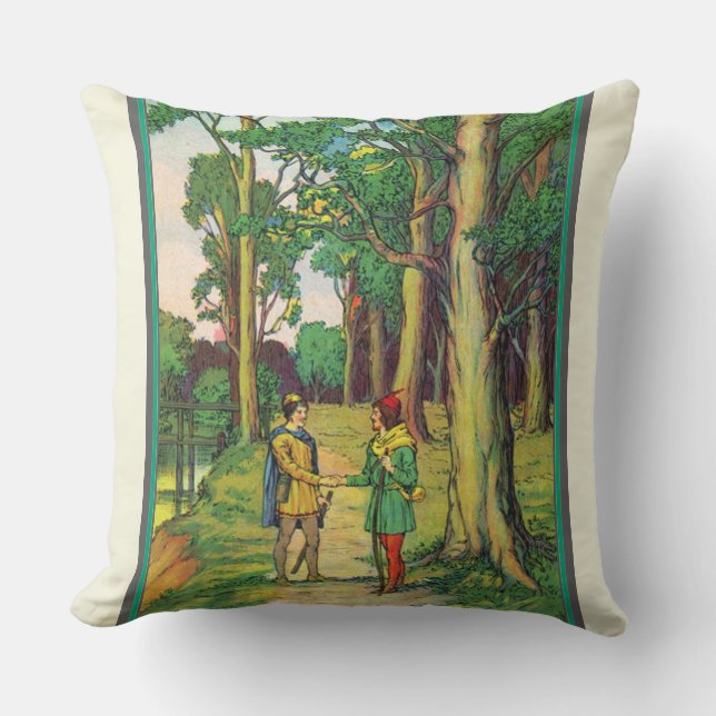 Almofada Robin Hood E Little John (Frente)