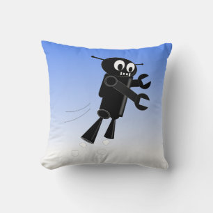 Almofada Robô voador negro