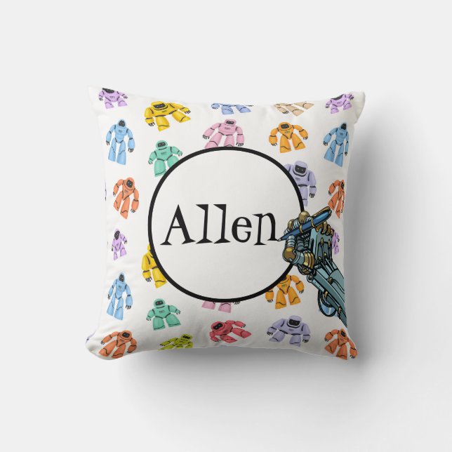 Almofada Robôs Personalizados (Frente)