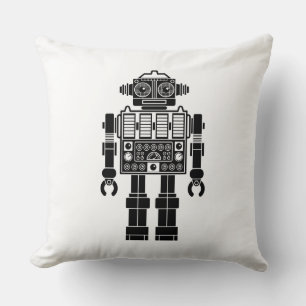 Almofada Robot 270620/04 - Preto e Branco