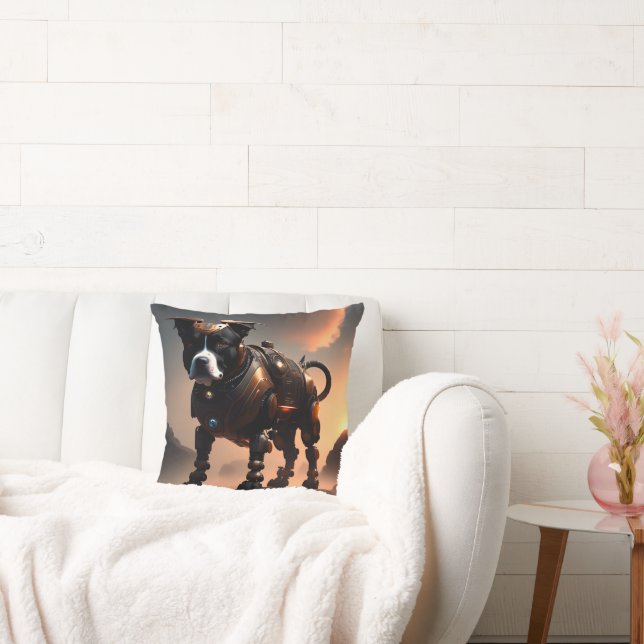 Almofada Robot Staffordshire Bull Terrier, Cushion (Sofá)