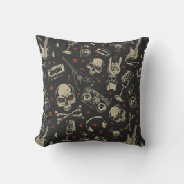 Almofada Rock Music Pattern