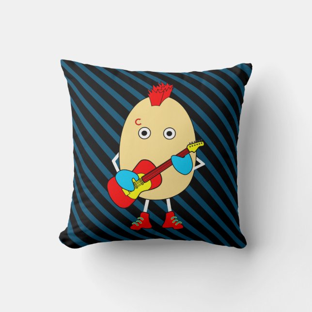 Almofada Rock Musical Egghead (Frente)