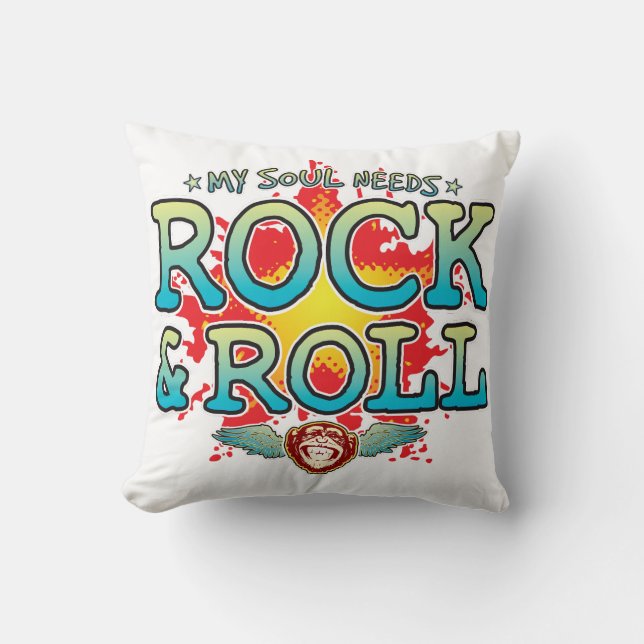 Almofada Rock & Roll Soul Cushion (Frente)