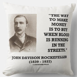Almofada Rockefeller Compre Quando Sangue Está Correndo Nas