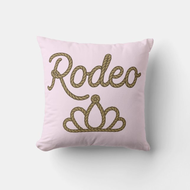 Almofada Rodeo Queen Country Western Tiara Crown (Frente)