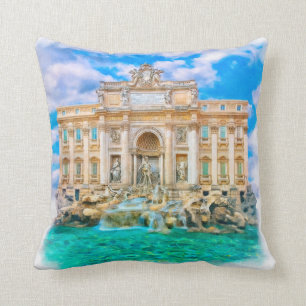 Almofada Roma - La Dolce Vita - fonte do Trevi