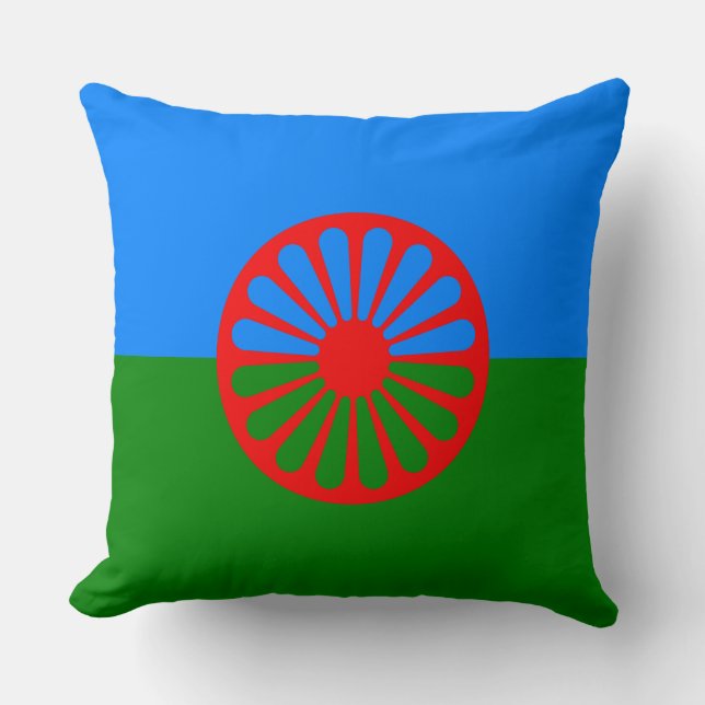 Almofada Romani Flag (Frente)
