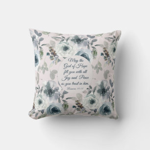 Almofada Romanos 15:13 Deus da Esperança, Floral