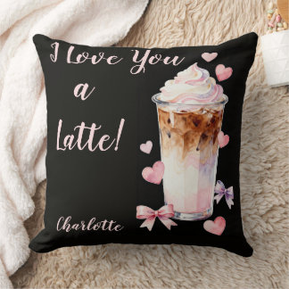 Almofada Romantic Valentines Day Whipped cream iced coffee