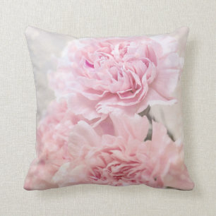 Almofada Romântico - Cravos Rosa Românticos