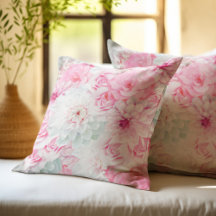 Romântico Elegante Rosa Floral Pintado