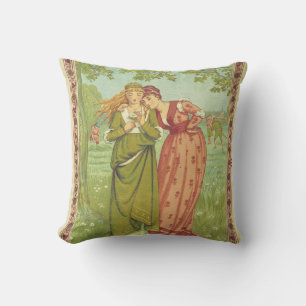 Almofada Romântico Elegante Vintage Dia dos Namorados, Era