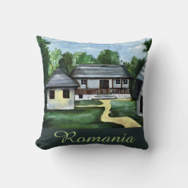 Almofada Romênia - l Transylvanian Rustic House Text