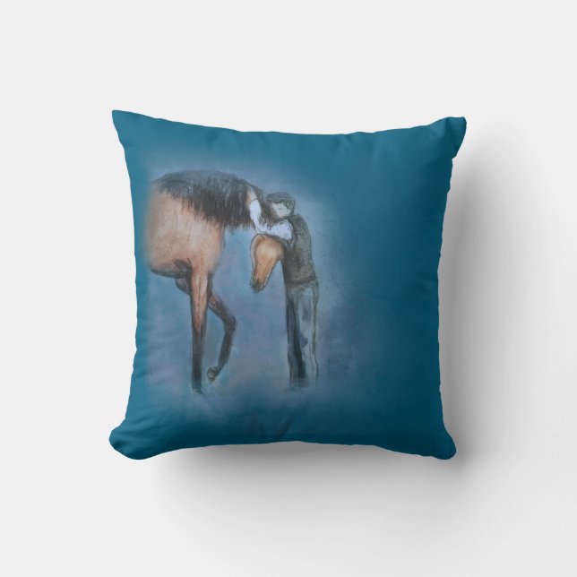 Almofada Ron Hevener "Fate of the Stallion" (Frente)