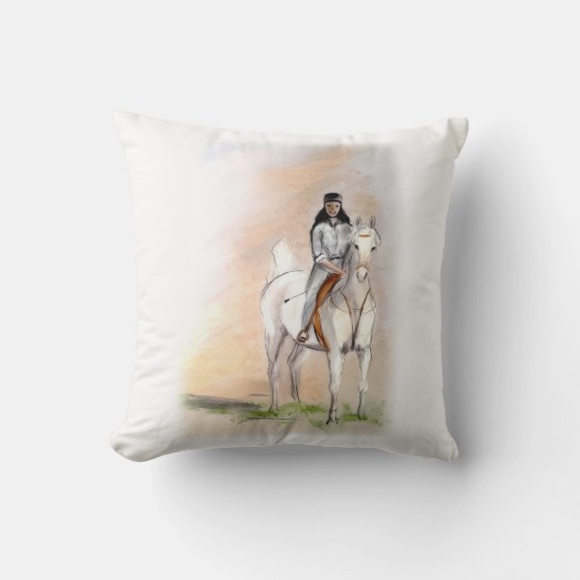 Almofada Ron Hevener "Fate of the Stallion" (Frente)