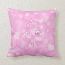 Almofada Rosa abstrato texture.text. do bokeh