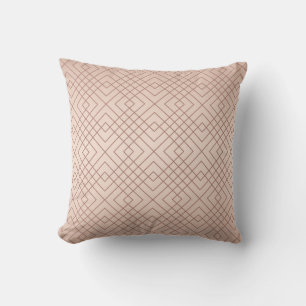 Almofada Rosa de padrão de luxo Dourado