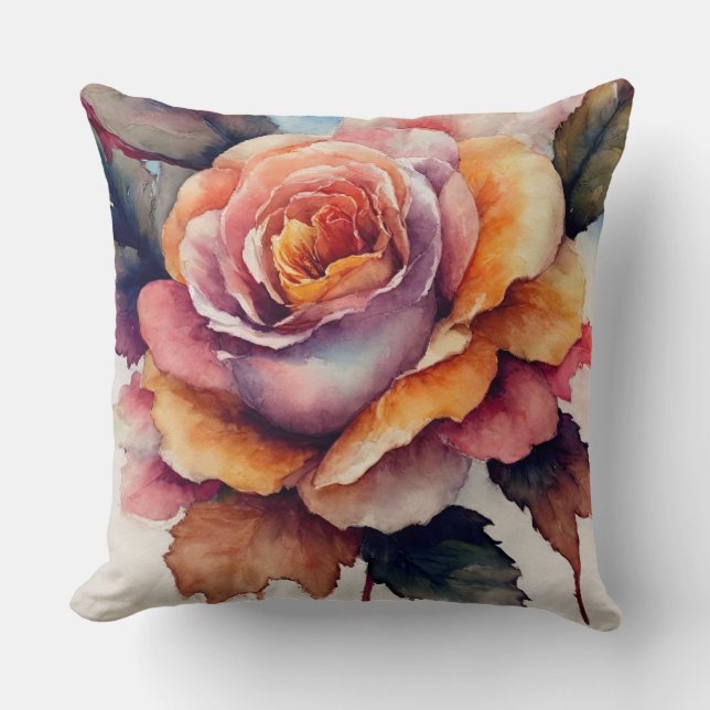Almofada Rosa de queda (Frente)