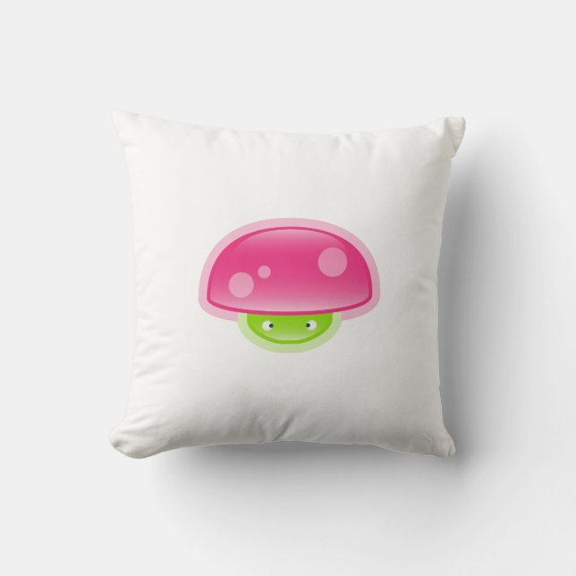 Almofada Rosa de Squishies & travesseiro Mushy azul (Frente)