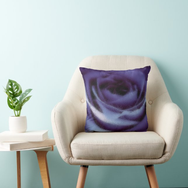 Almofada Rosa de vidro de Lavanda suave (Cadeira)