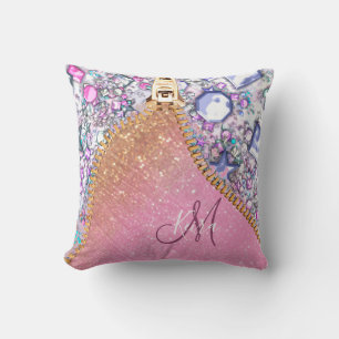 Almofada Rosa Dourado Girly Personalizado