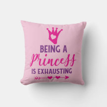 Rosa e Roxo Ser uma Princesa é Exaustivo