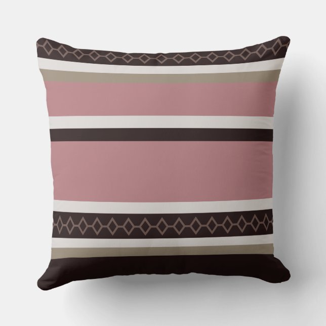 Almofada Rosa e tiras de madeira (Verso)